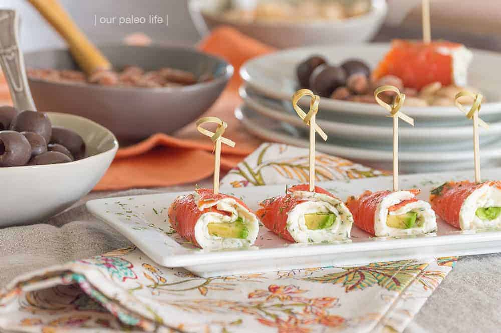 Salmon Party Rolls