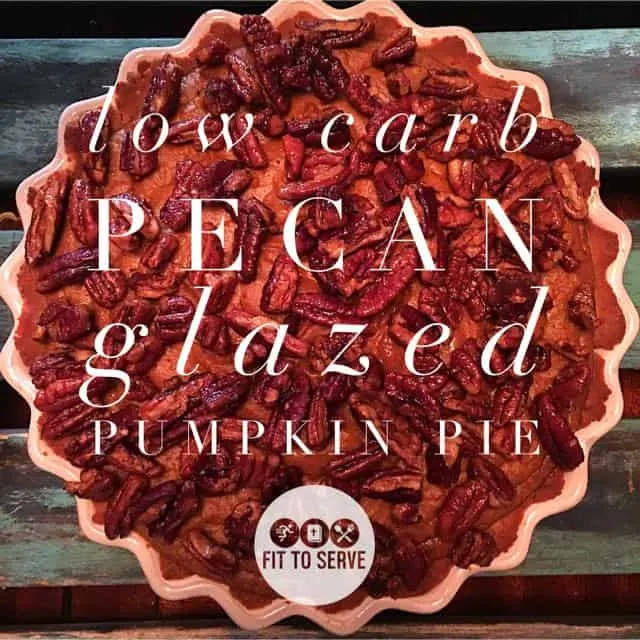 Pecan Glazed Pumpkin Pie