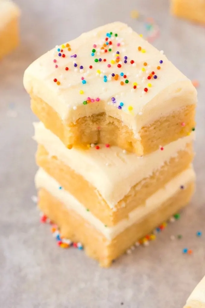 No-Bake Sugar Cookie Bars