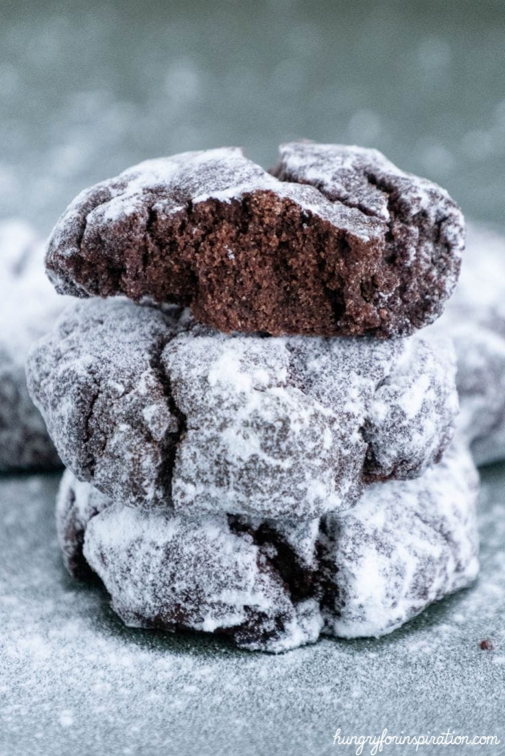 Chocolate Crinkle Cookies