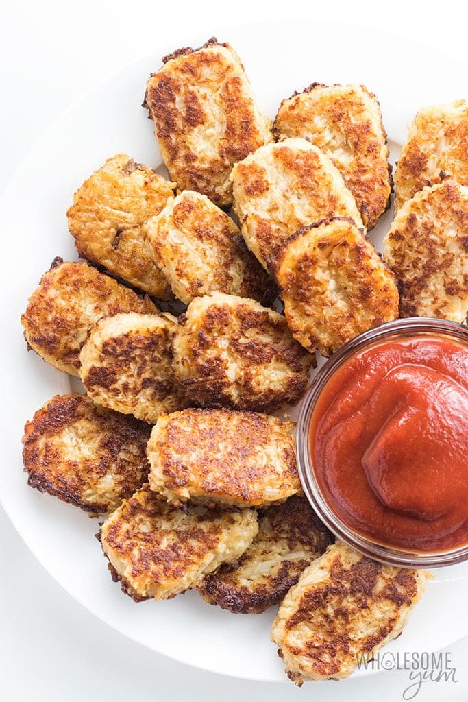 Cheesy Cauliflower Tots