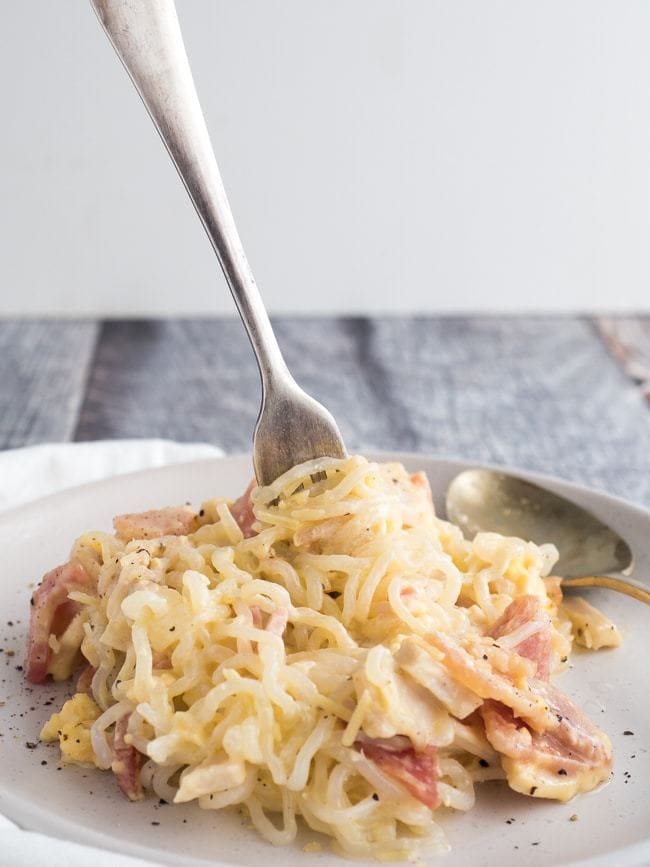 Keto Carbonara Pasta