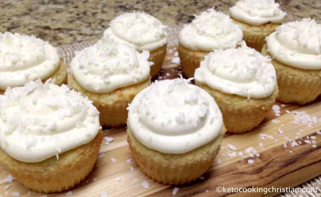 Coconut Cupcakes With Coconut Frosting