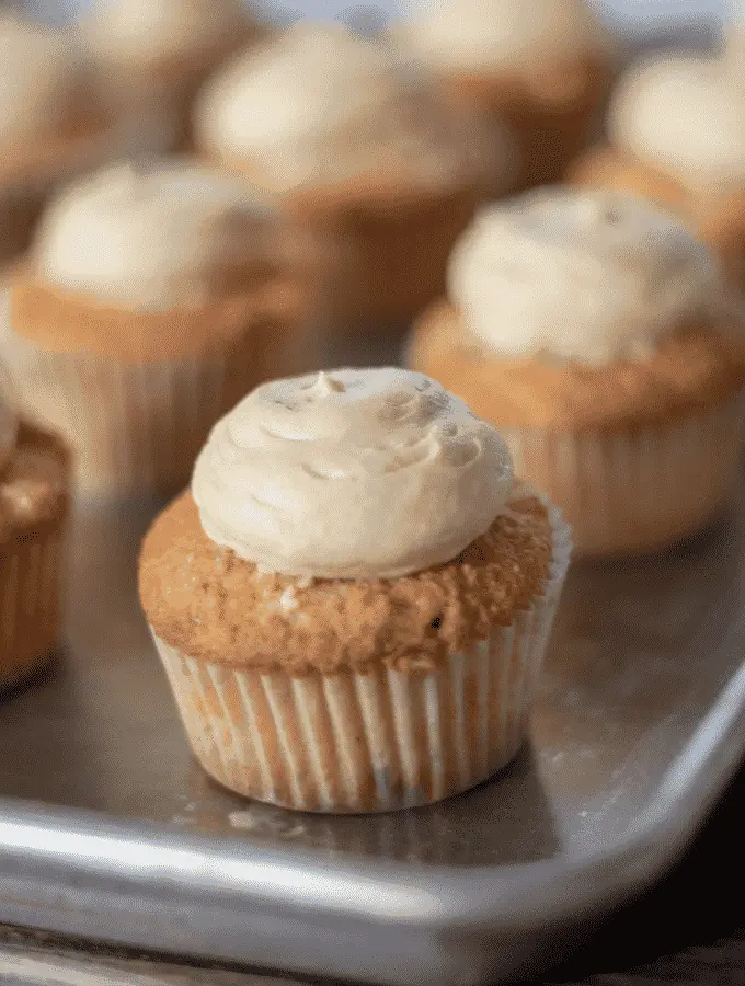 Low Carb Apple Cupcakes