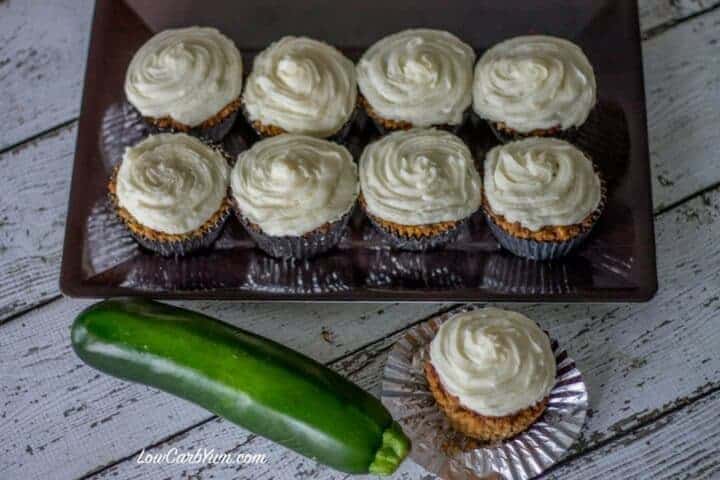 Zucchini Spice Cake Cupcakes