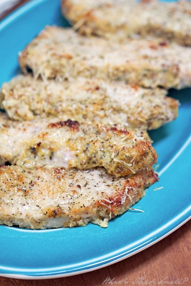 Parmesan Dijon Pork Chops