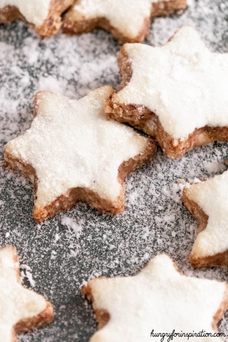 Keto Cinnamon Star Cookies