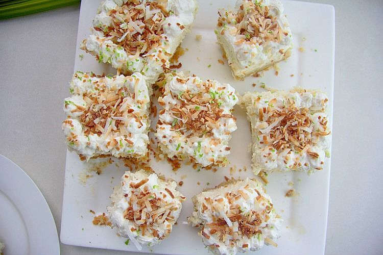 Coconut Cheesecake Bars