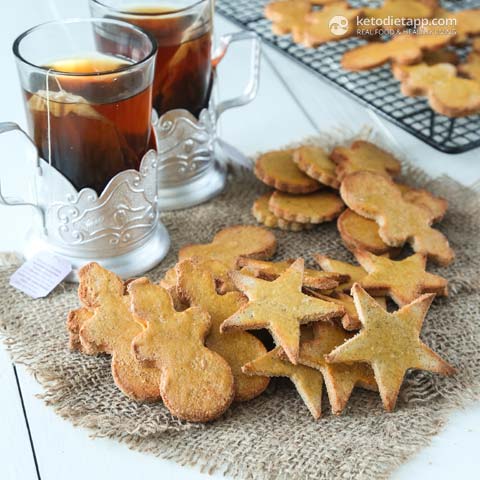 Nut-Free Keto Gingerbread Cookies