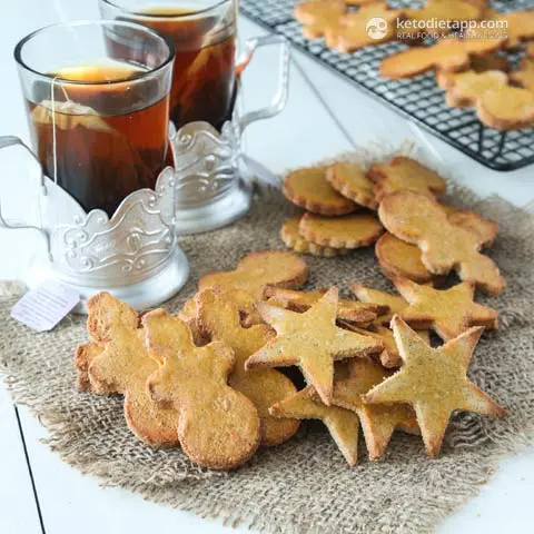 Nut-Free Keto Gingerbread Cookies