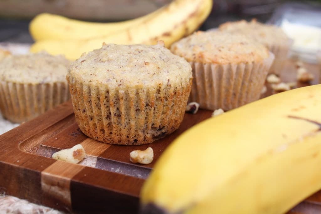 Keto Banana Nut Muffins