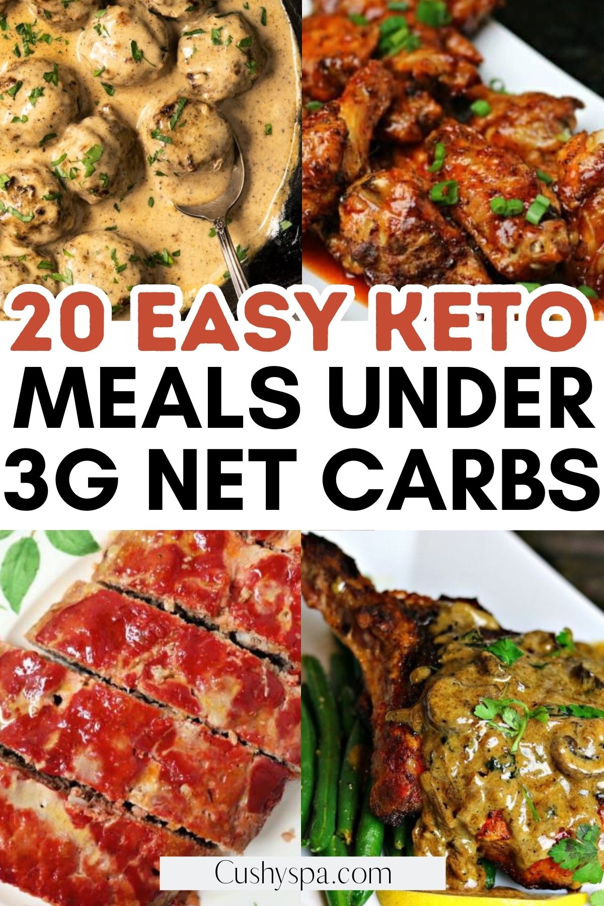 Keto Meals under 3g net carbs
