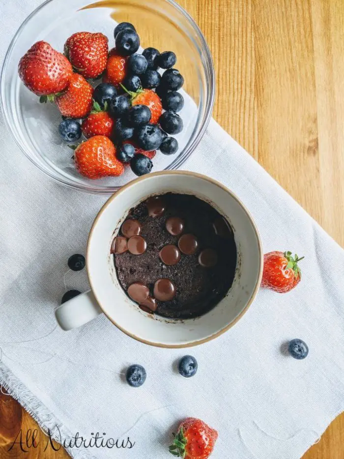 Keto Chocolate Coconut Mug Cake