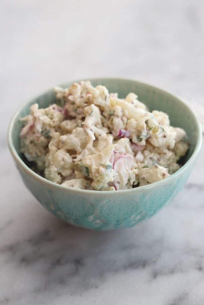 Keto Cauliflower Potato Salad