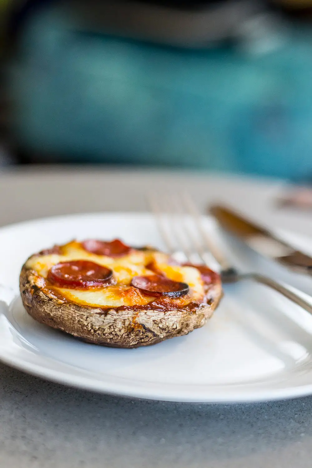 Portobello Mushroom Mini Keto Pizzas