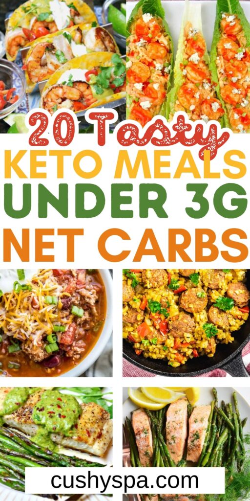 keto meals under 3g carbs