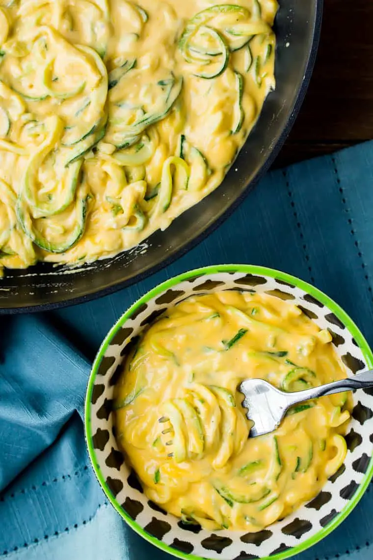 Keto Mac and Cheese with Zoodles