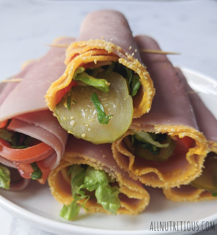 protein ham roll ups