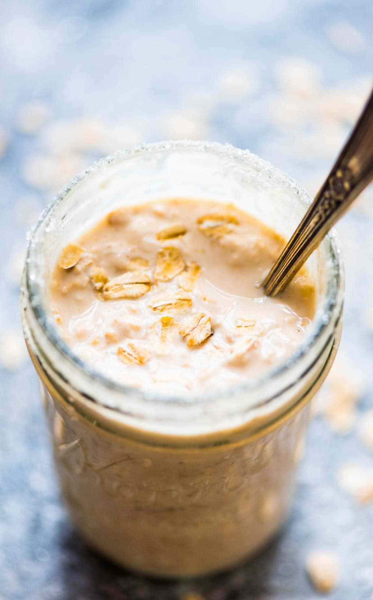 Sugar Cookie Overnight Protein Oatmeal
