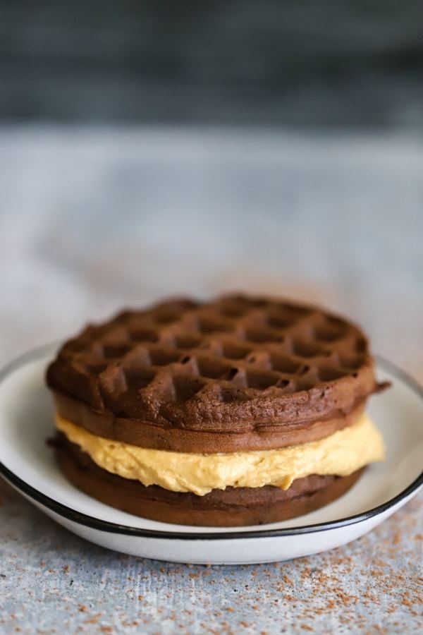 Keto Peanut Butter Cup Chaffle