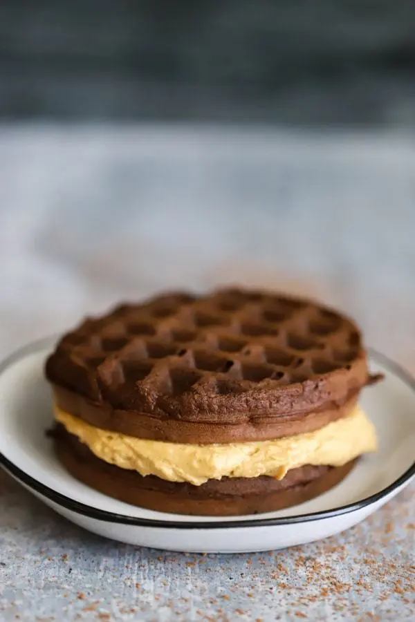 Keto Peanut Butter Cup Chaffle