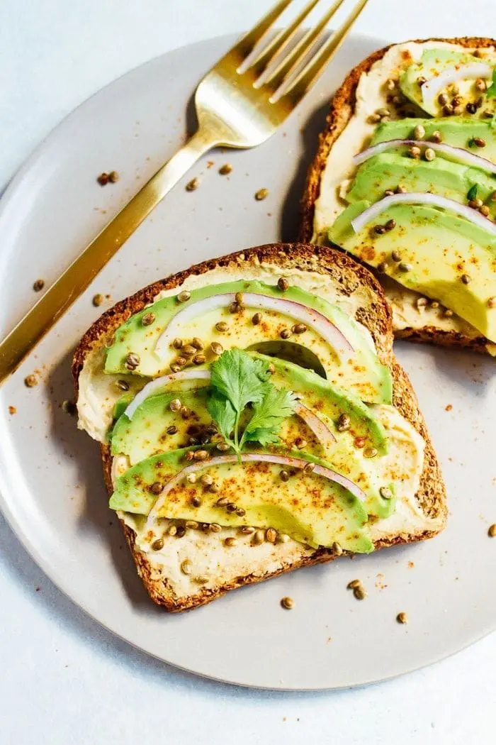 Hummus Avocado Toast 