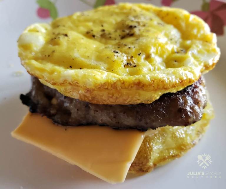 English Muffin Breakfast Sandwiches - Julias Simply Southern