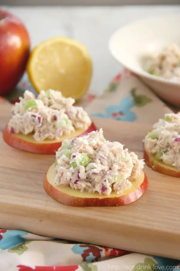 Apple Tuna Bites