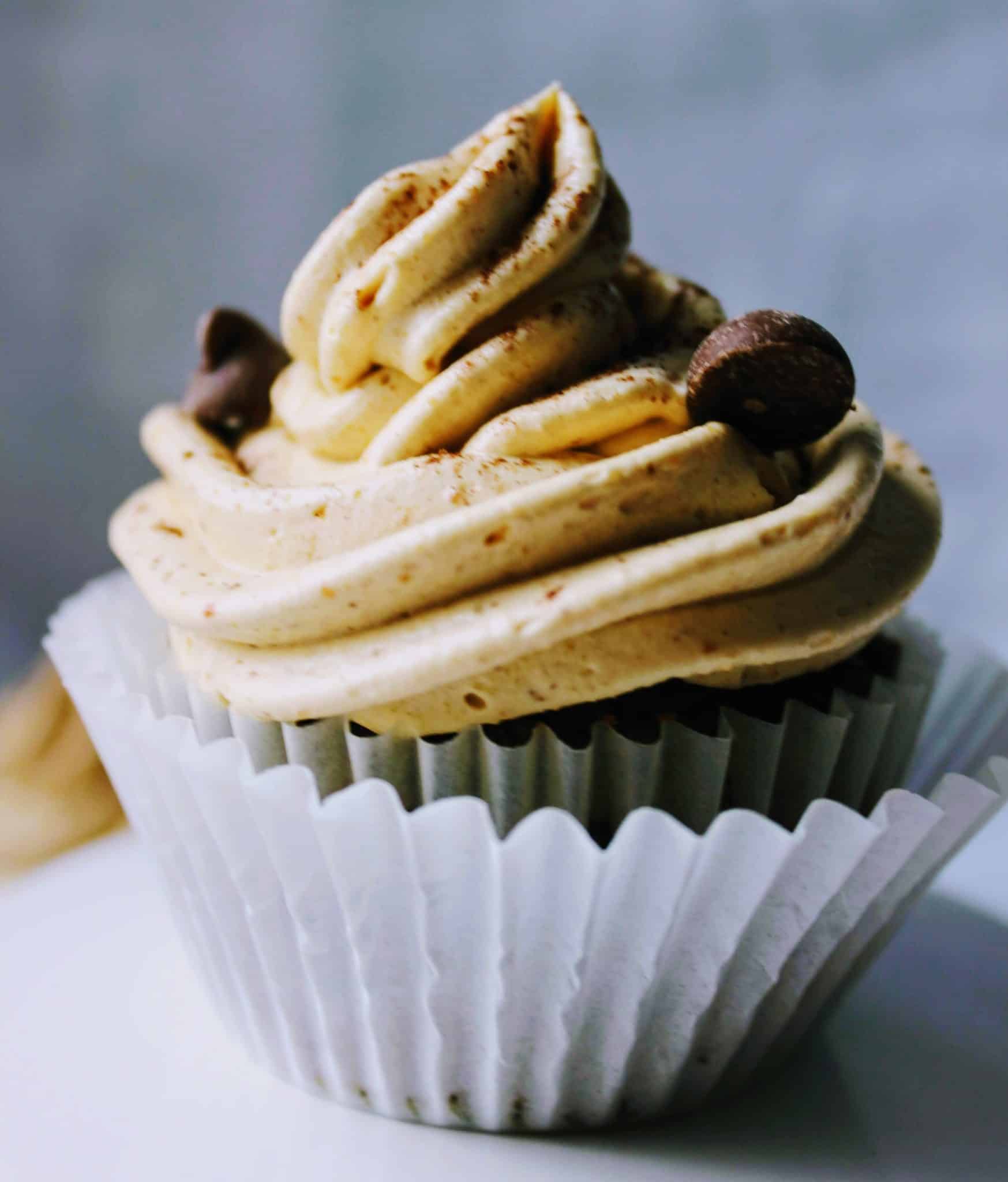 Double Chocolate Cupcakes with Peanut Butter Frosting