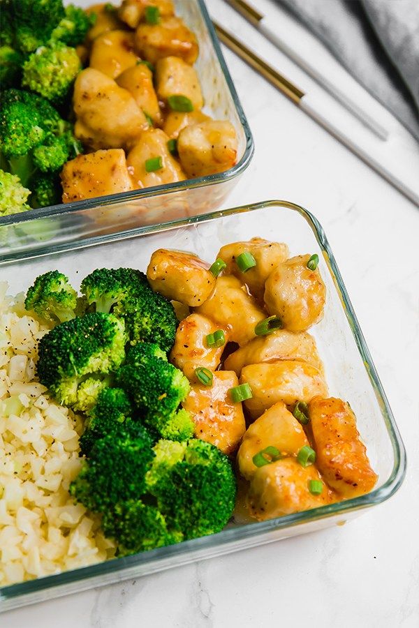 Orange Chicken Meal Prep