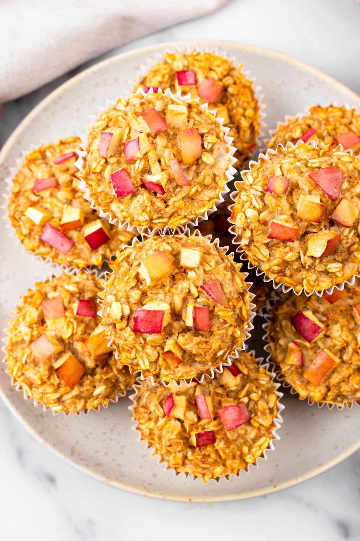 apple cinnamon protein muffins