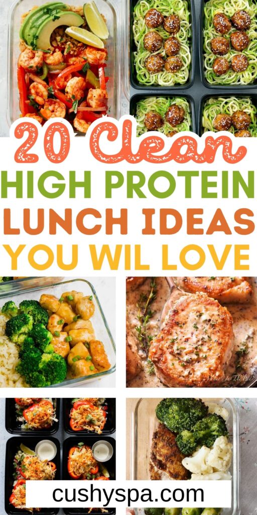 high protein lunch