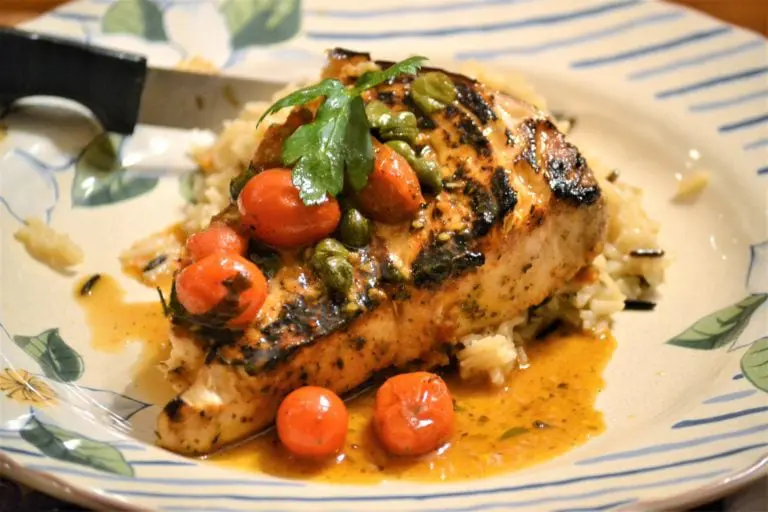 Swordfish with Cherry Tomatoes