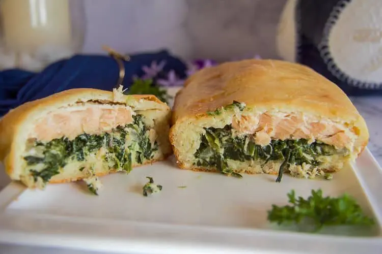 Keto Salmon Spinach