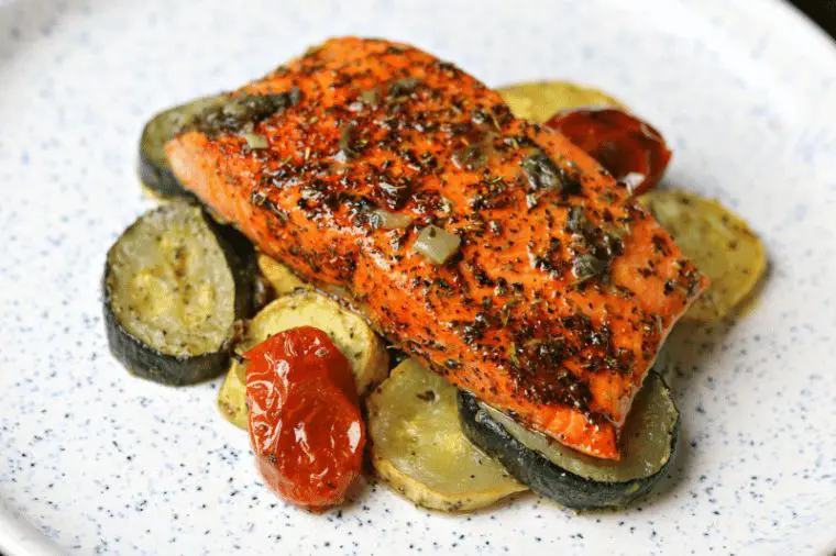 Air Fryer Herbed Salmon