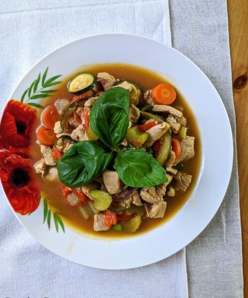 sweet chili stir fry chicken