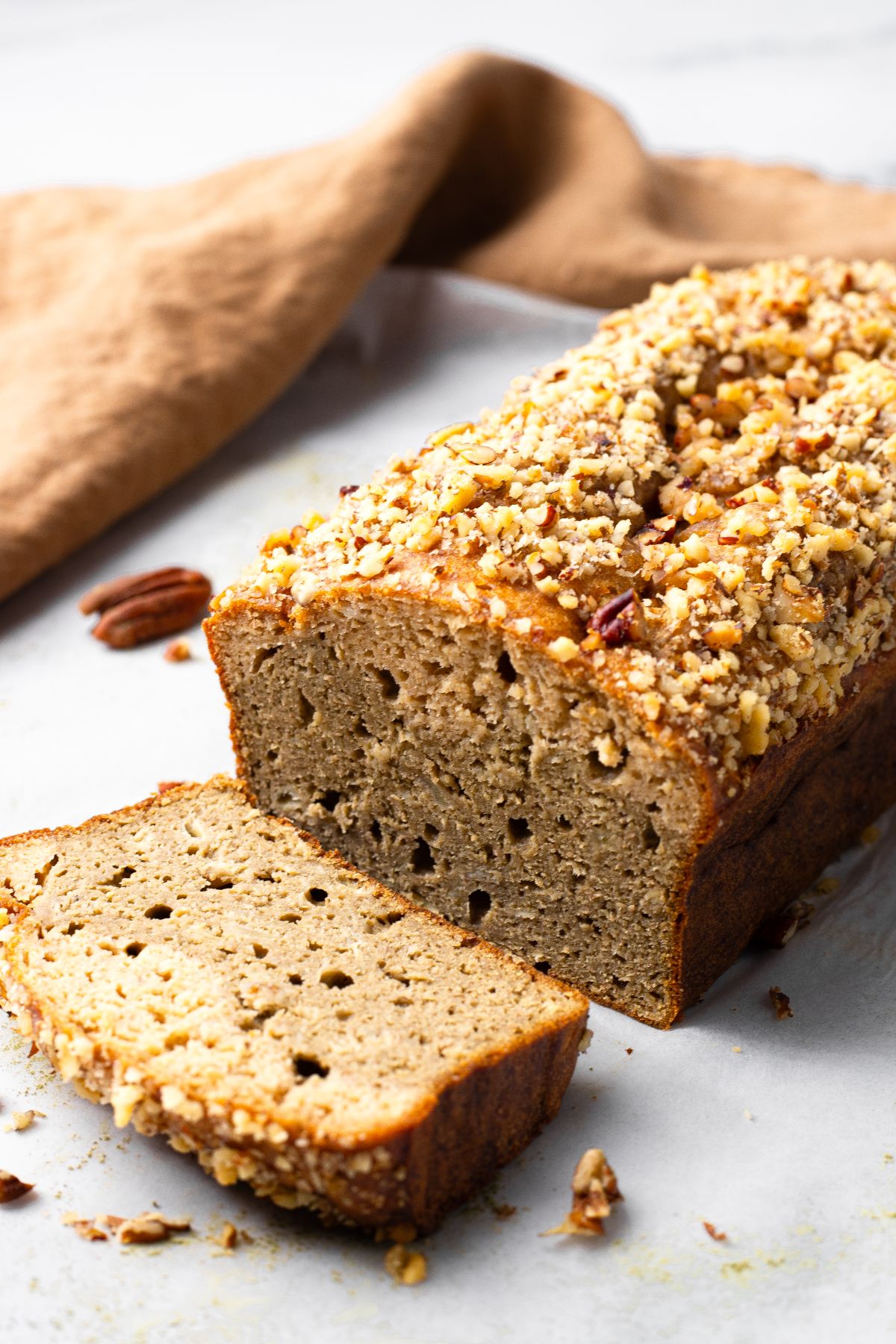 Flourless Matcha Banana Bread