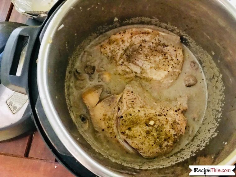 Pork Chops With Homemade Mushroom Gravy