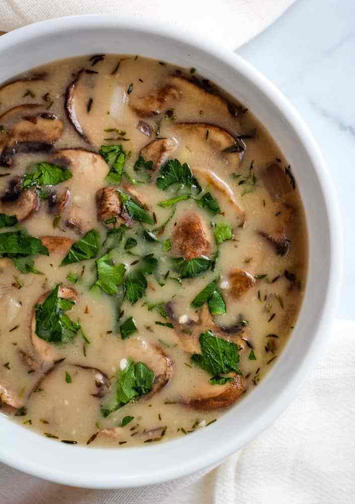 Vegan Mushroom Soup