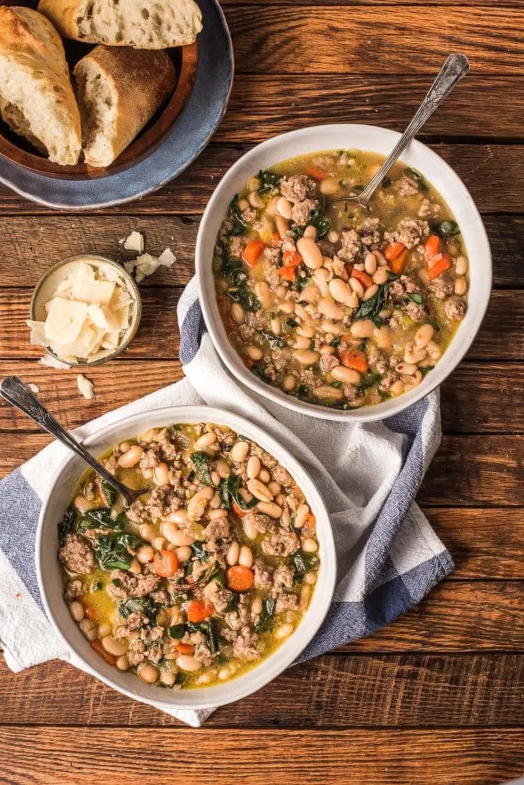 Italian Sausage Stew with White Beans