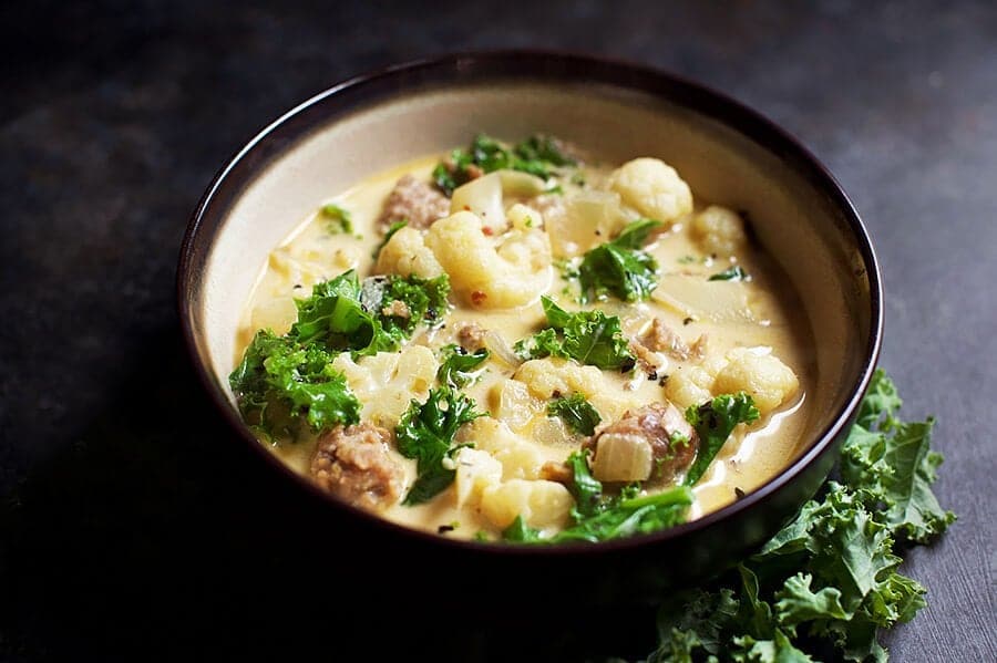 sausage and kale soup