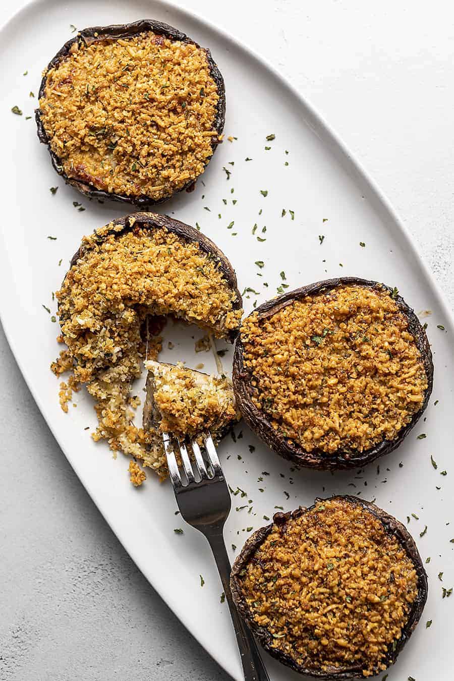 Italian Stuffed Portobello Mushroom Caps