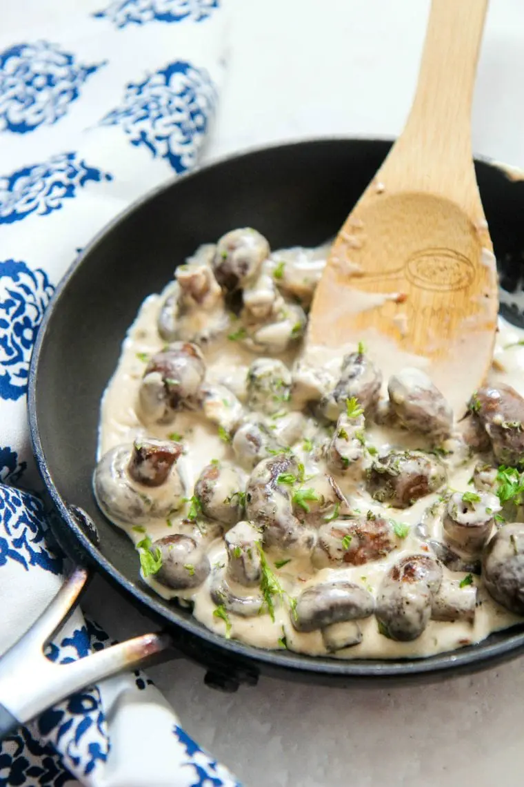 Creamed Mushrooms