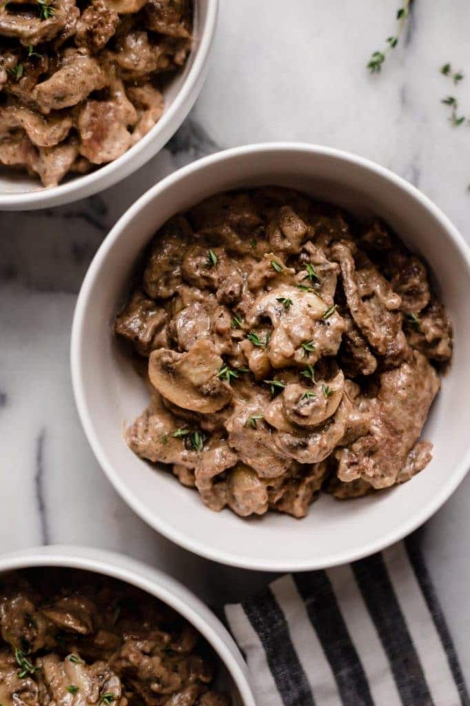 Beef Stroganoff