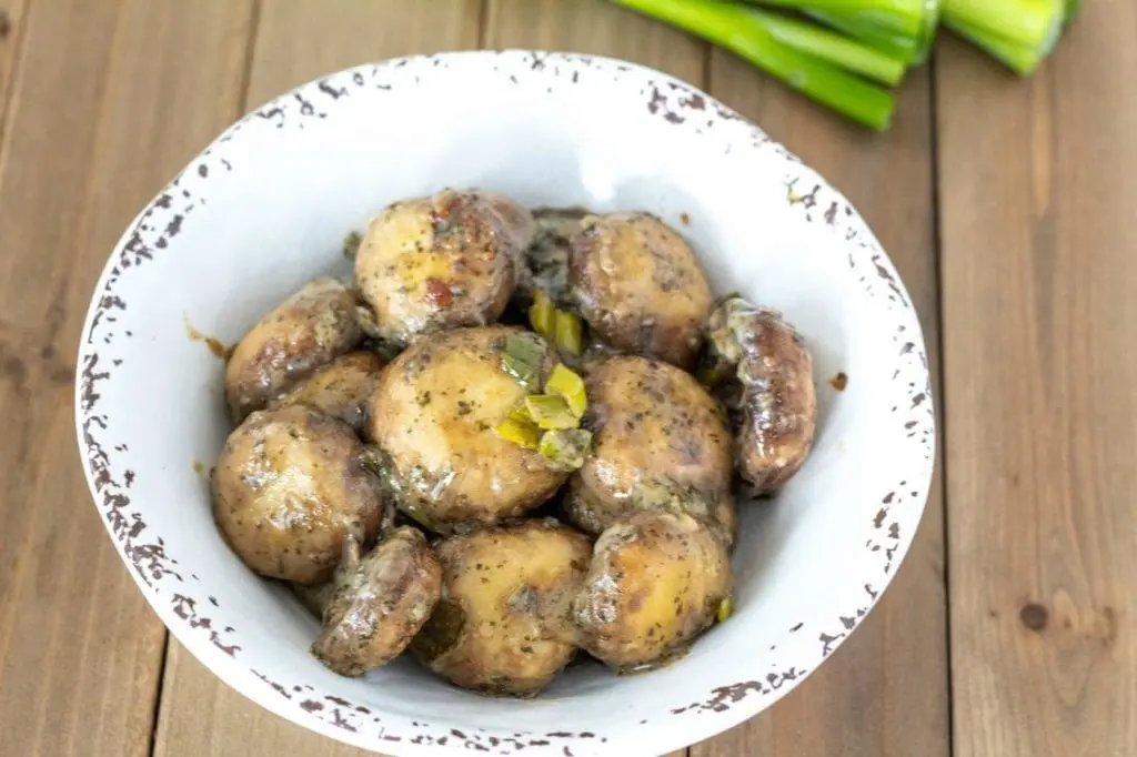 Baked Mushrooms In Ranch Dressing