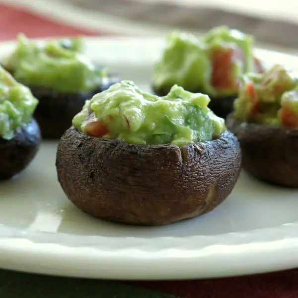 Guacamole Stuffed Mushrooms