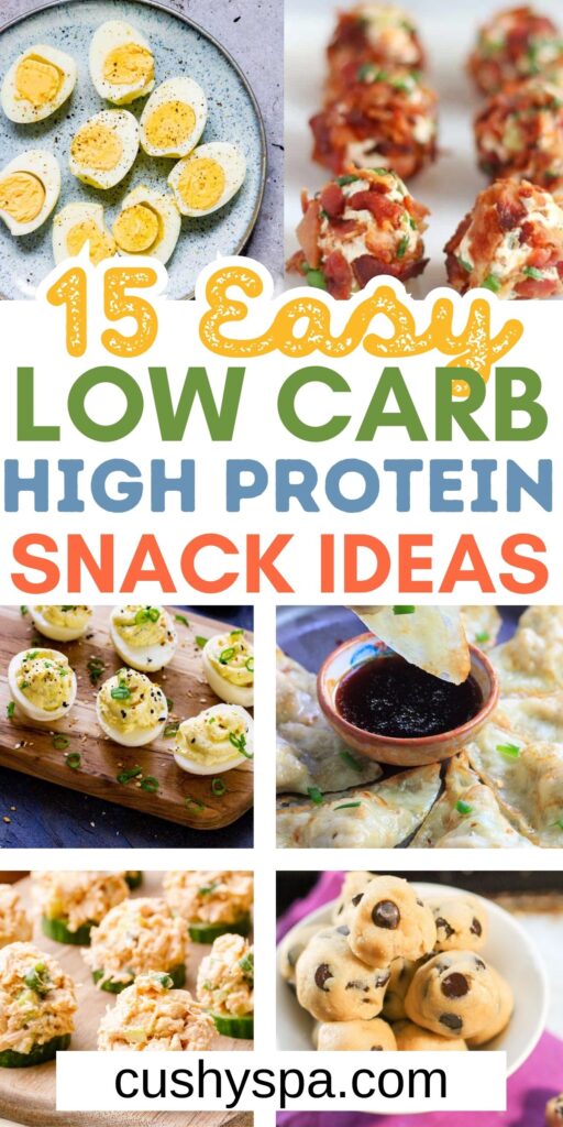 low carb high protein snacks