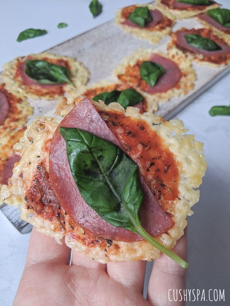 keto pizza bites