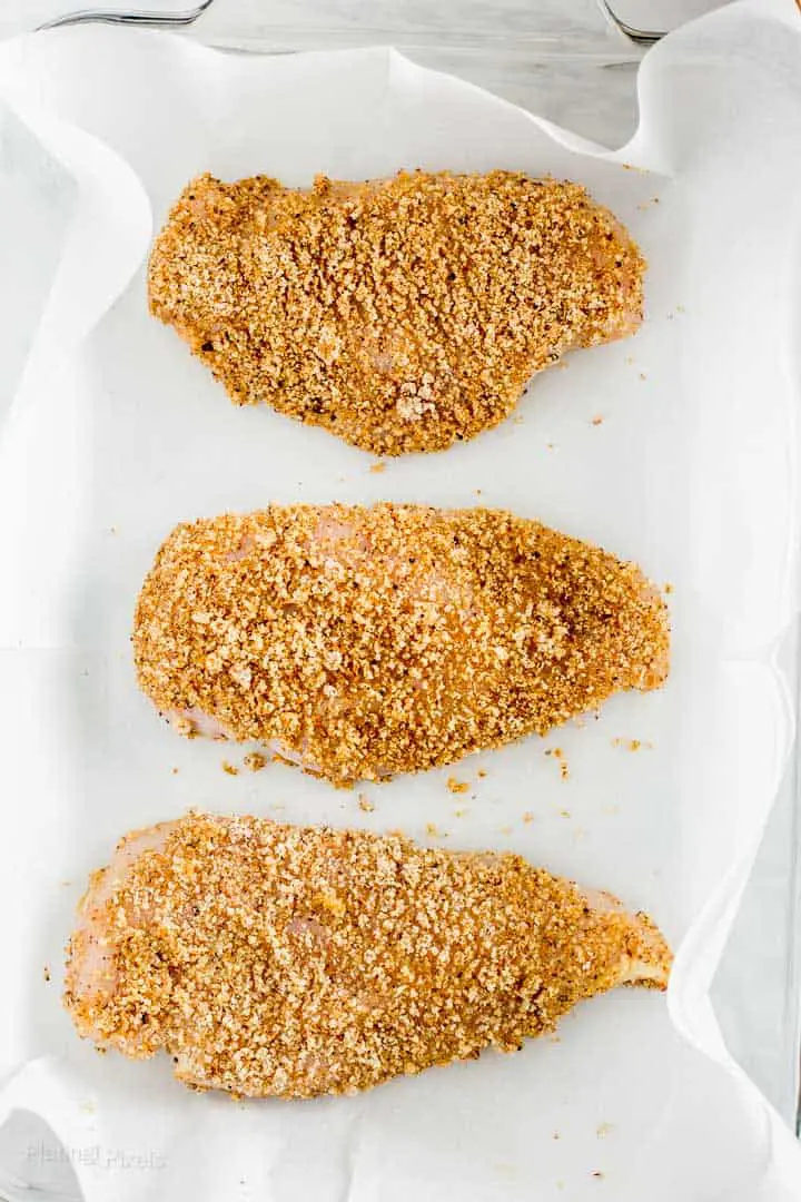 Keto Baked Breaded Chicken Breast