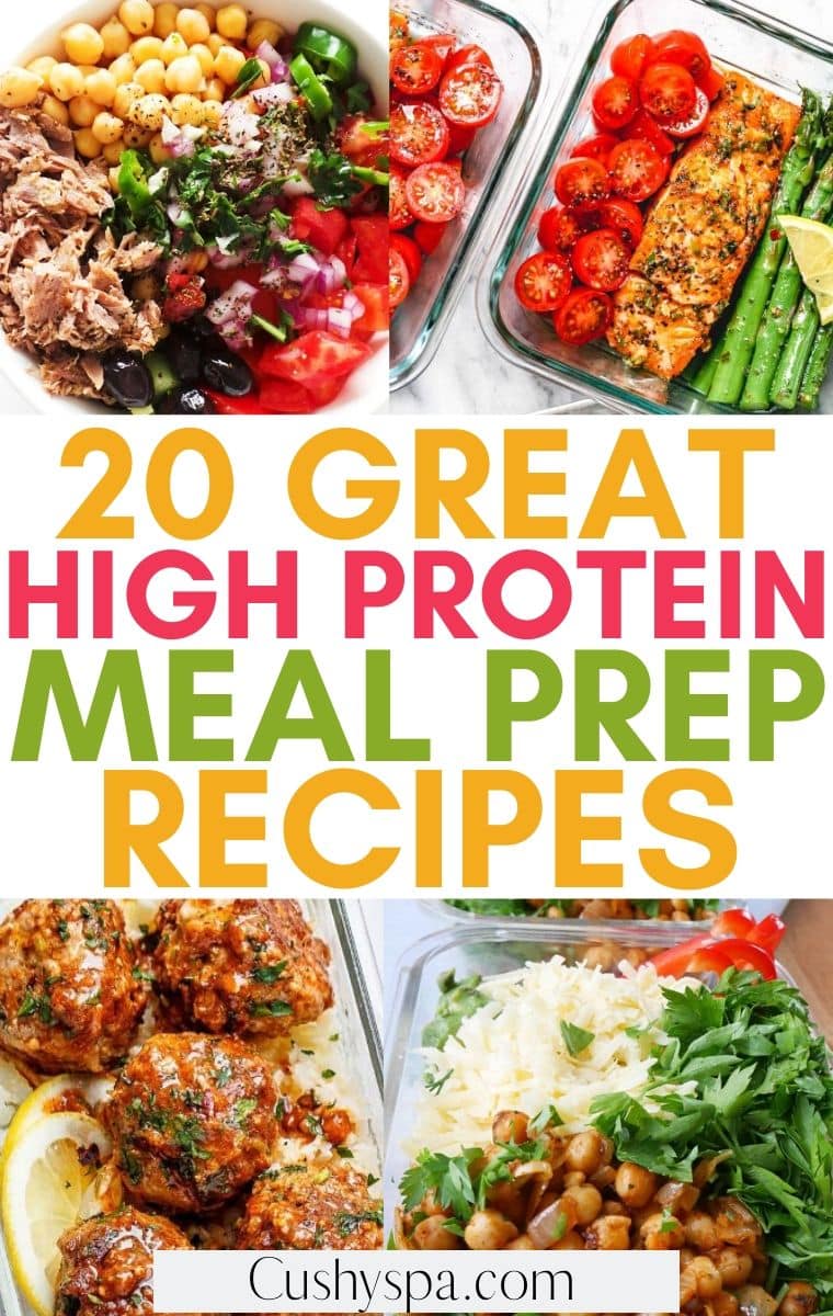 high protein meal prep recipes
